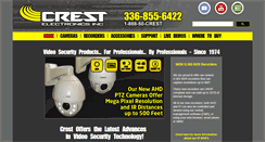 Desktop Screenshot of crestelectronics.com